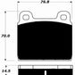 Porterfield Brake Pads for 1966 BMW 2000 CA