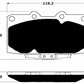 Porterfield Brake Pads for 1994 NISSAN 300ZX