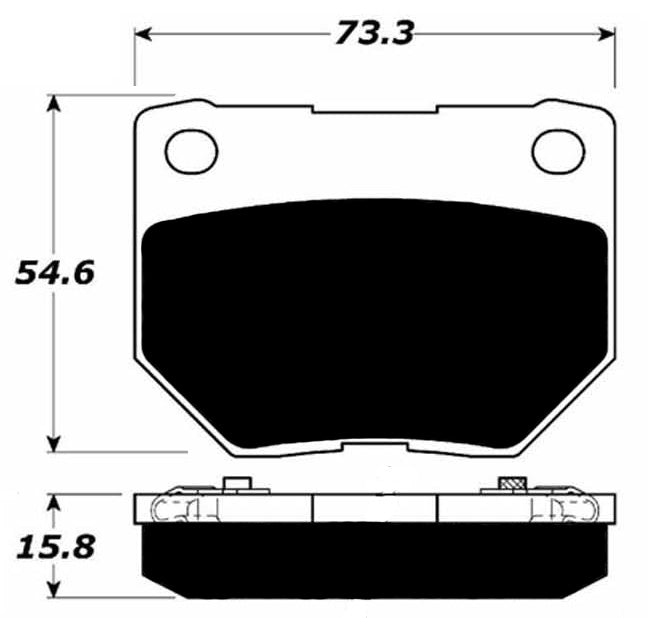 Porterfield Brake Pads for 1994 NISSAN 300ZX Turbo