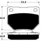 Porterfield Brake Pads for 1989 NISSAN SKYLINE GTR R32