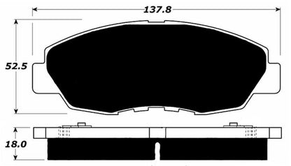 Porterfield Brake Pads for 1994 HONDA ACCORD Sedan 4 Cyl EX