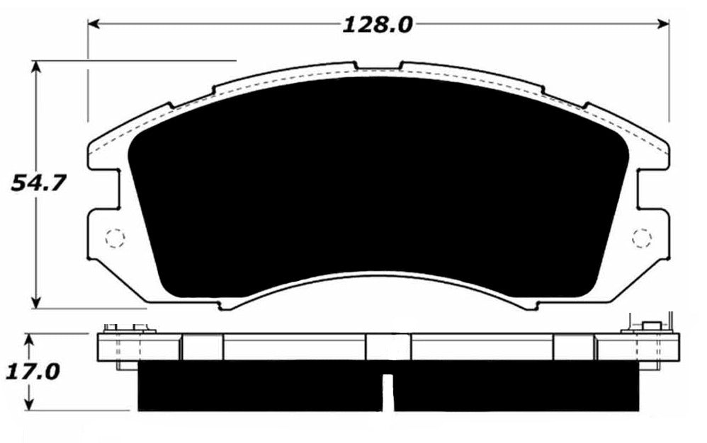Porterfield Brake Pads for 1994 SUBARU LEGACY WAGON