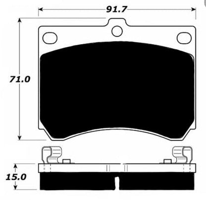 Porterfield Brake Pads for 1993 MAZDA MX-3 V6