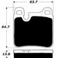 Porterfield Brake Pads for 1991 PORSCHE 911 Carrera 2