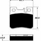 Porterfield Brake Pads for 1995 MERCEDES-BENZ SL320