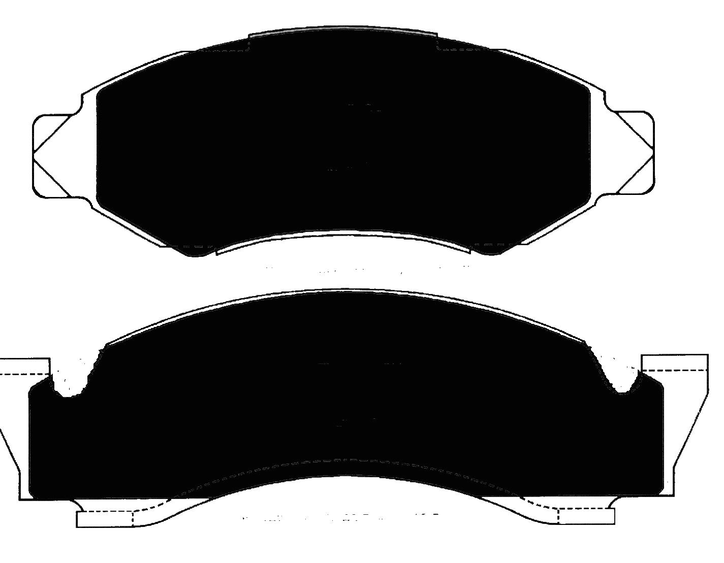 Porterfield Brake Pads for 1980 FORD BRONCO