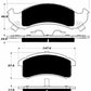 Porterfield Brake Pads for 1993 CHEVROLET CAMARO