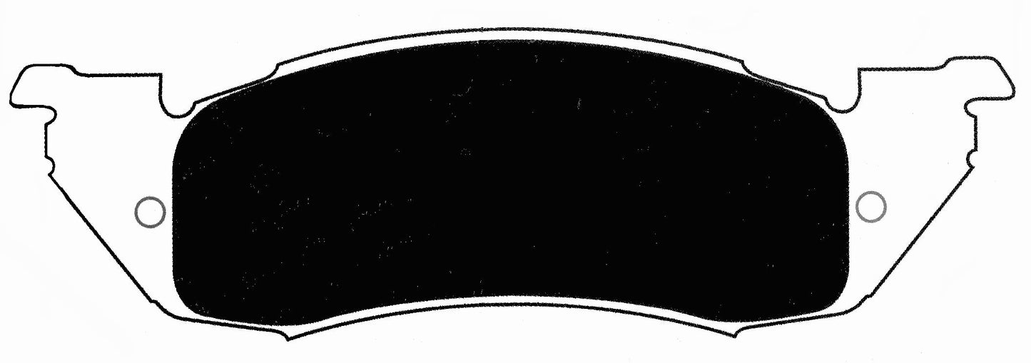 Porterfield Brake Pads for 1995 DODGE DAKOTA 4WD 10'' Rear Shoe