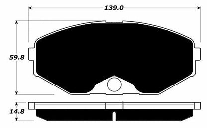 Porterfield Brake Pads for 1995 INFINITI Q45 w/Ind. Rear Suspension