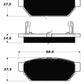 Porterfield Brake Pads for 1995 MITSUBISHI Mirage