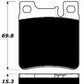 Porterfield Brake Pads for 1994 MERCEDES-BENZ S320 ATE Front Cal
