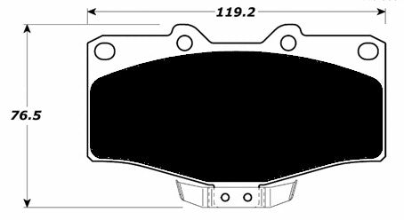 Porterfield Brake Pads for 1994 TOYOTA 4RUNNER