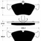 Porterfield Brake Pads for 1994 SAAB 900 Series