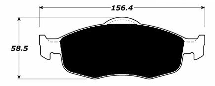 Porterfield Brake Pads for 1998 MERCURY MYSTIQUE 4 Cyl R/Drum w/o sensor
