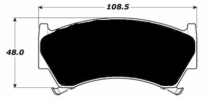 Porterfield Brake Pads for 1996 NISSAN SENTRA
