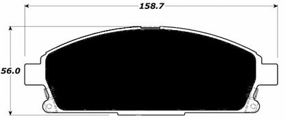 Porterfield Brake Pads for 1997 INFINITI Q45