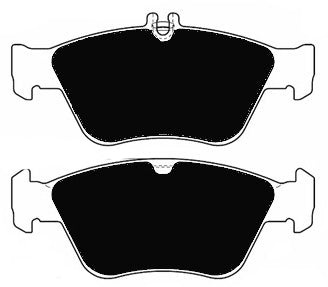 Porterfield Brake Pads for 1999 MERCEDES-BENZ C280 2 Pin Pad Rear Caliper