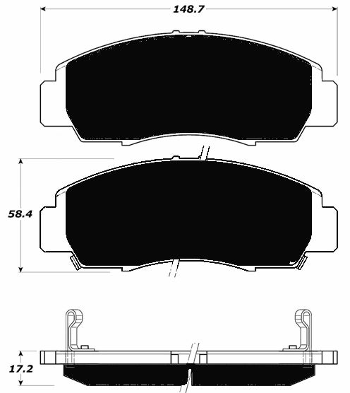 Porterfield Brake Pads for 2006 ACURA TSX