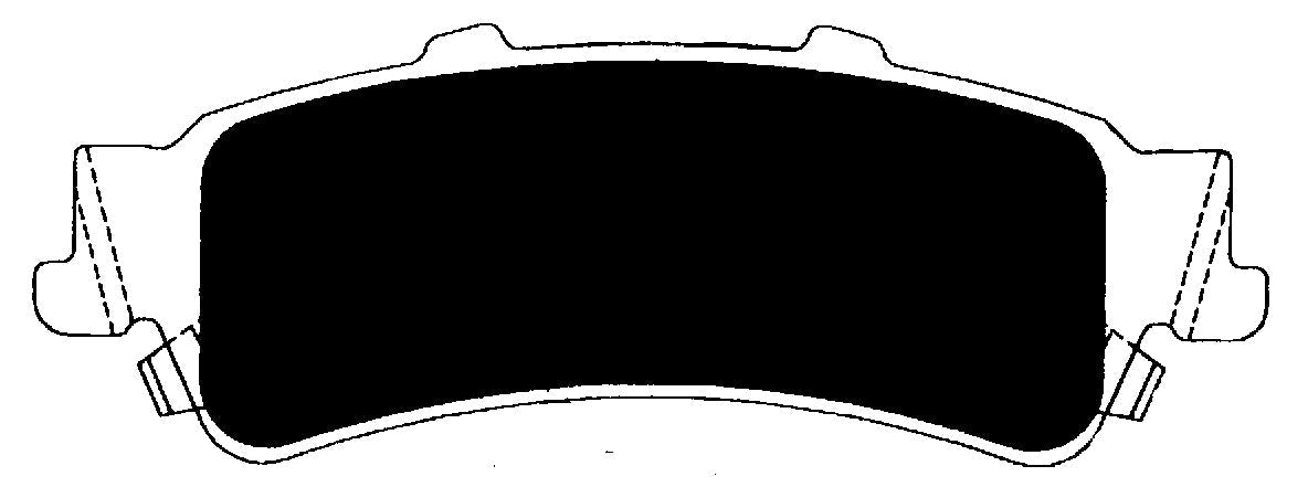 Porterfield Brake Pads for 2003 GMC SIERRA 1500 4WD EXT CAB 4 Wheel Steer 325mm Rear