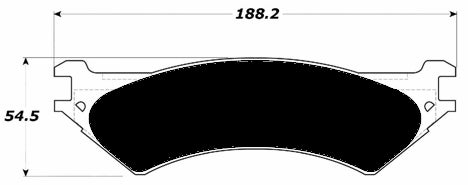 Porterfield Brake Pads for 2002 FORD F150 2WD Rear Disc 8 Lug