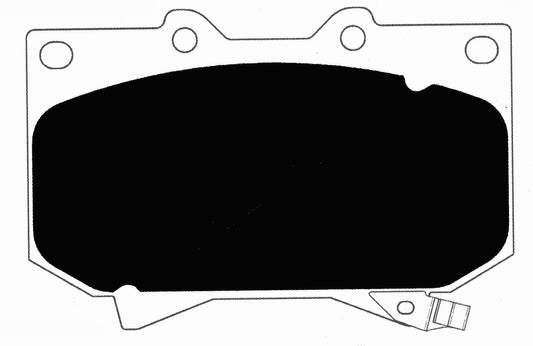 Porterfield Brake Pads for 2000 TOYOTA TUNDRA