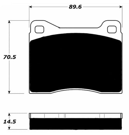 Porterfield Brake Pads for 1971 BMW 2002Ti