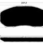 Porterfield Brake Pads for 2007 INFINITI G35