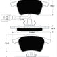 Porterfield Brake Pads for 2009 VOLKSWAGEN R32