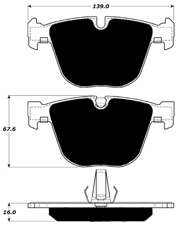 Porterfield Brake Pads for 2005 BMW 745Li