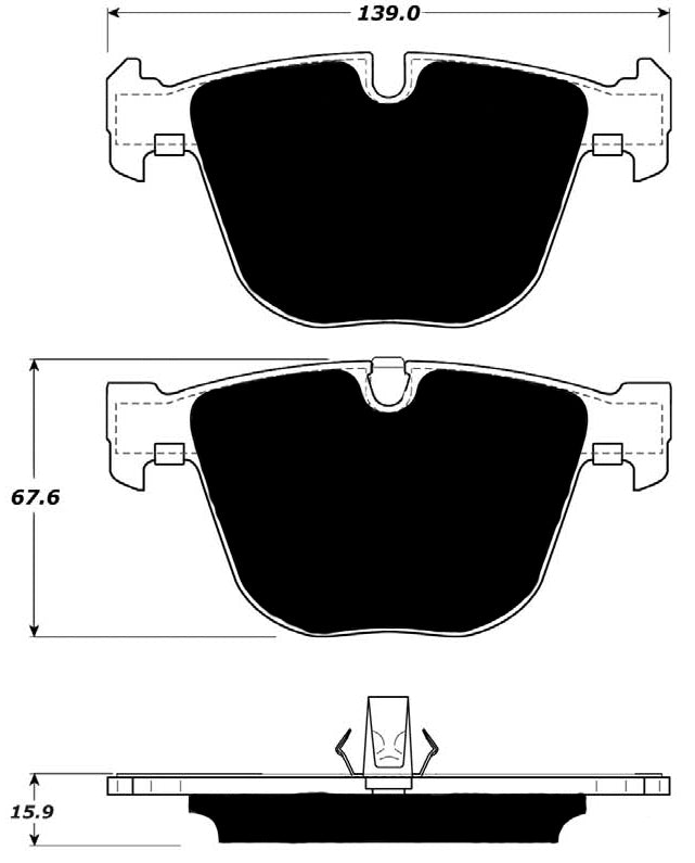 Porterfield Brake Pads for 2010 BMW X5 xDrive48i