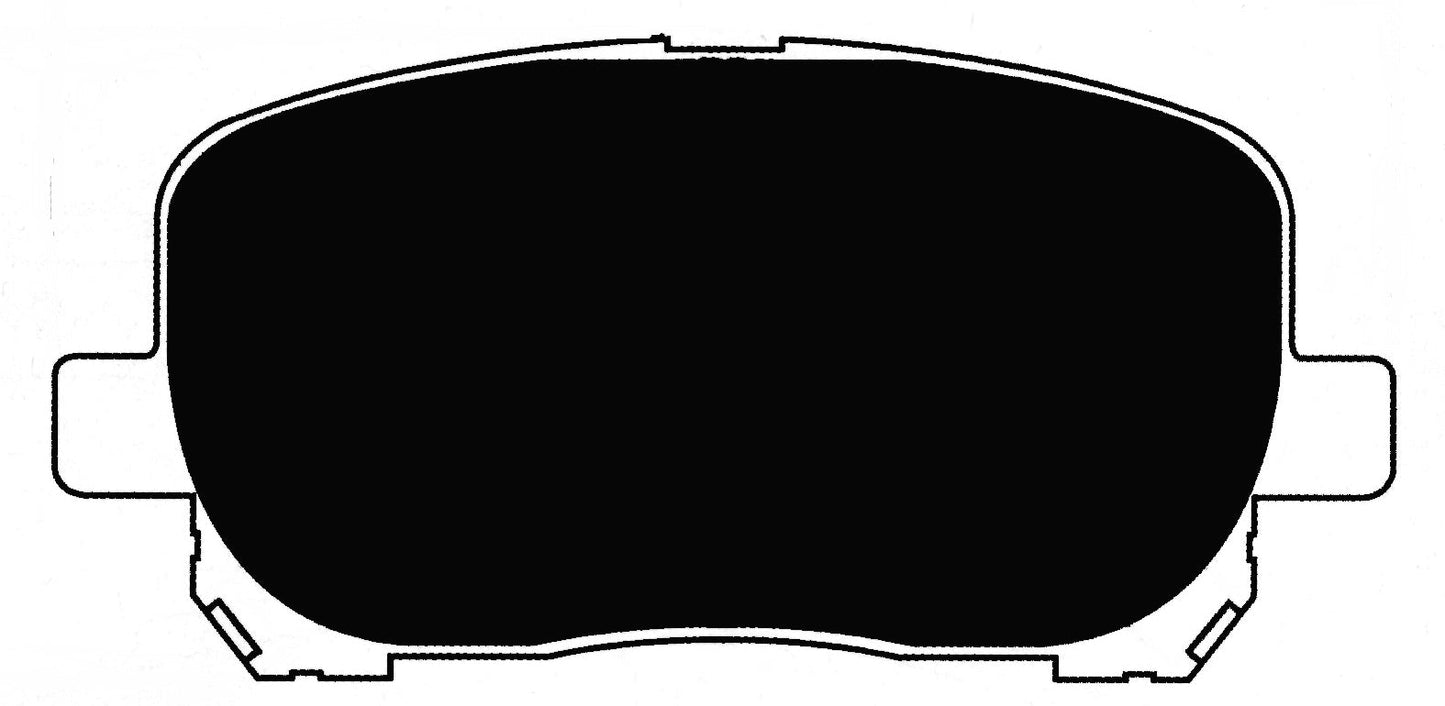 Porterfield Brake Pads for 2003 TOYOTA COROLLA Sedan(Rear Drum)