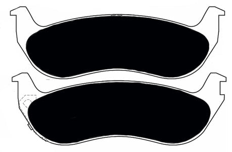 Porterfield Brake Pads for 2010 FORD RANGER 2WD Rear Disc