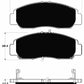 Porterfield Brake Pads for 2005 HONDA ACCORD Coupe V6 - EX A/T