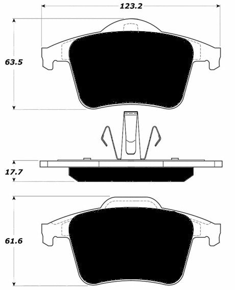 Porterfield Brake Pads for 2007 VOLVO XC90 w/336mm Front Discs