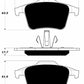 Porterfield Brake Pads for 2009 VOLVO XC90 w/328mm Front Disc