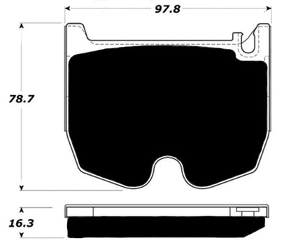 Porterfield Brake Pads for 2007 MERCEDES-BENZ SL600