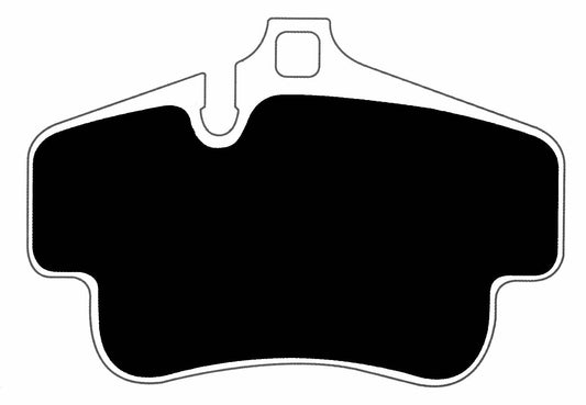 Porterfield Brake Pads for 2005 PORSCHE 911 Carrera 2S Type 997 w/Ceramic Discs