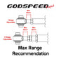 Godspeed Nissan Altima Sedan (L32) 2007-12 Adjustable Toe Rear Trailing Arms