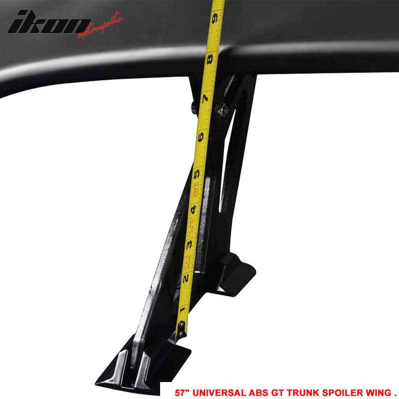Honda 57"  Unpainted GT Style Adjustable Rear Trunk Spoiler Wing ABS