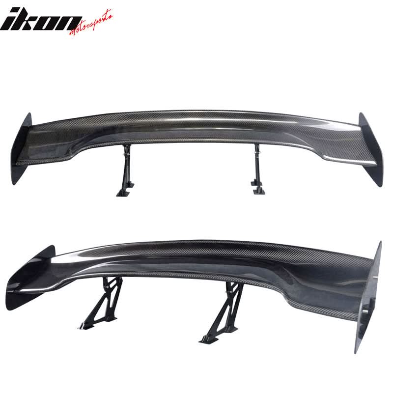 2016-2021 Honda Civic Sedan 57" Wide JDM Trunk Spoiler Carbon Fiber CF