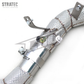 High‑Flow Downpipe with Heat Shield for Mercedes‑Benz E63 / E63S AMG W213 4.0TT