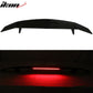 Universal Rear Spoiler Wing With 3rd Brake Light Ikon Style Trunk Wing