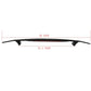 Universal Rear Spoiler Wing With 3rd Brake Light Ikon Style Trunk Wing
