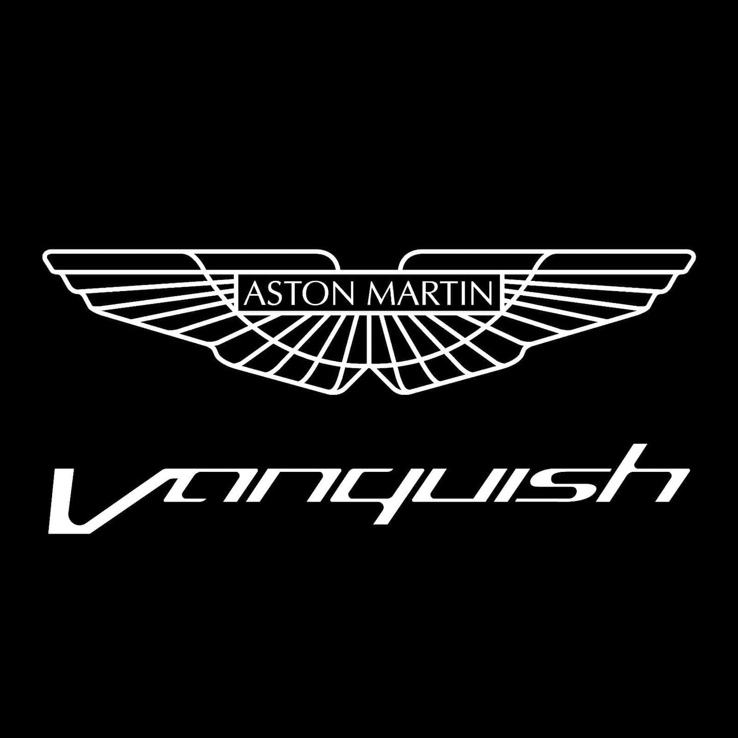 Aston Martin Vanquish Door Stick On Puddle Lights Various Designs 2001-2007