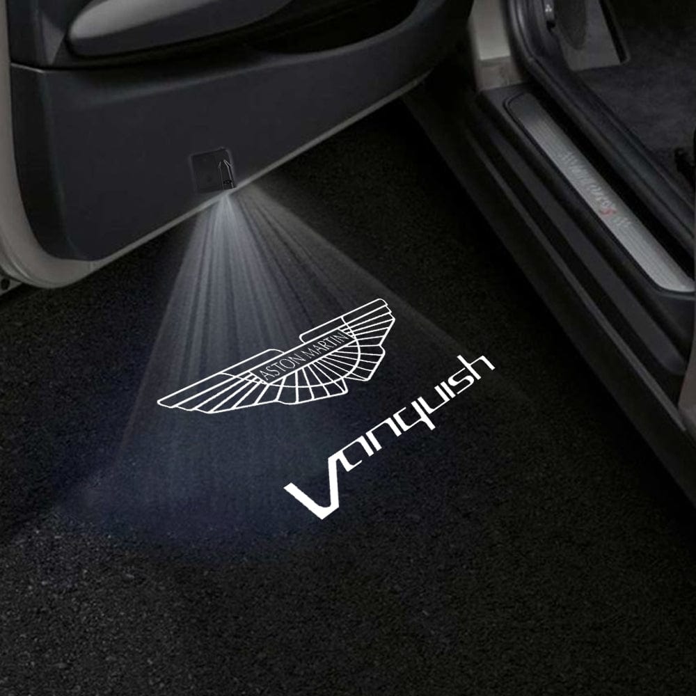 Aston Martin Vanquish Door Stick On Puddle Lights Various Designs 2001-2007