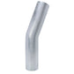 HPS Performance Products HPS 2-1/2" OD 20 Degree Bend 6061 Aluminum Elbow Pipe Tubing 16 Gauge w/ 4" CLR