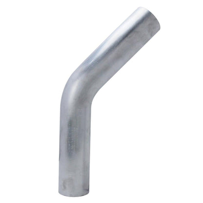 HPS Performance Products HPS 3-1/8" OD 45 Degree Bend 6061 Aluminum Elbow Pipe Tubing w/ 5" CLR