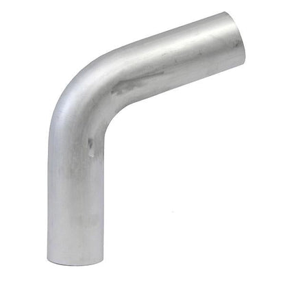 HPS Performance Products HPS 3-1/2" OD 70 Degree Bend 6061 Aluminum Elbow Pipe Tubing 16 Gauge w/ 3 1/2" CLR