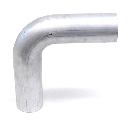 HPS Performance Products HPS 2" OD 90 Degree Bend 6061 Aluminum Elbow Pipe Tubing 16 Gauge, Mandrel Bent, Mill Finish