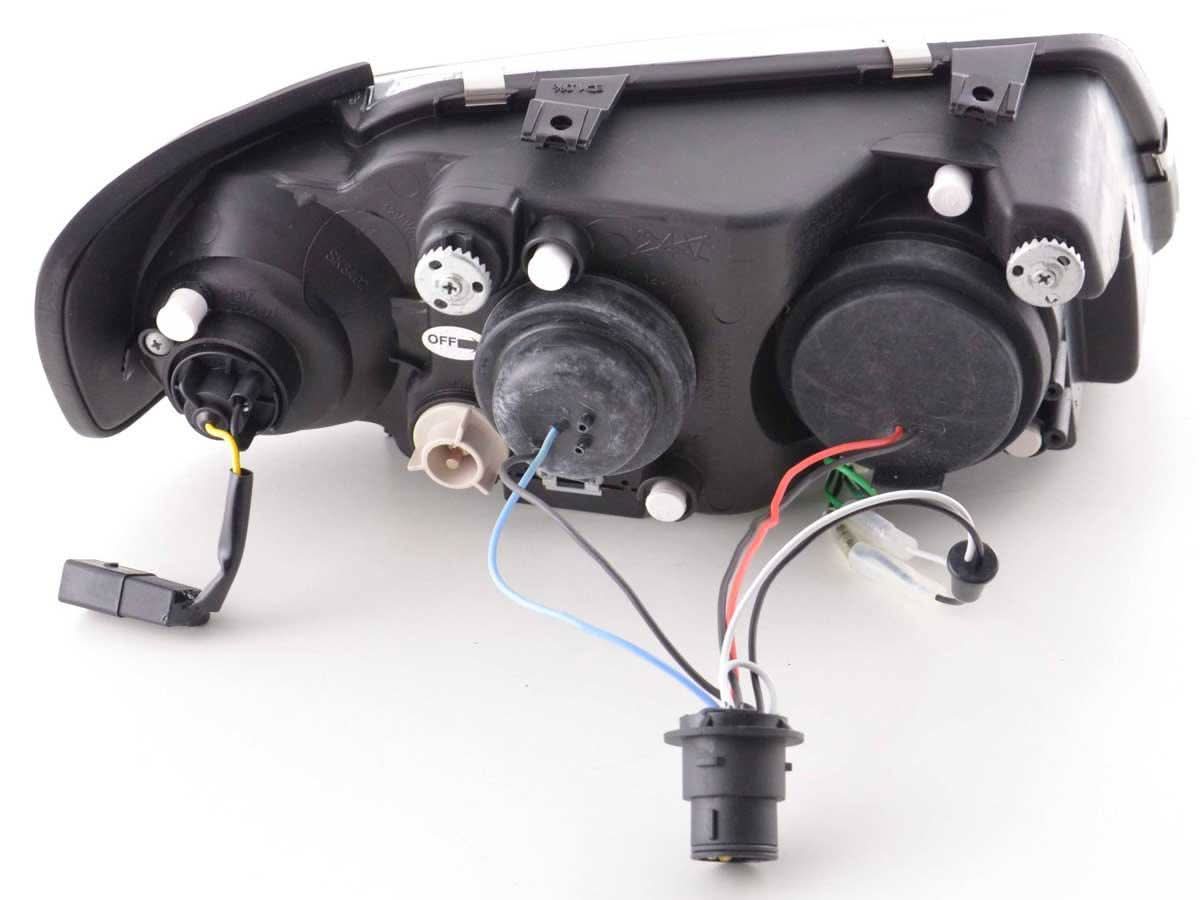 Audi A3 (8L) Black LED Headlights with Daytime Running Lights  (1996-2000)